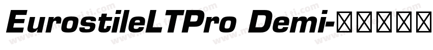 EurostileLTPro Demi字体转换